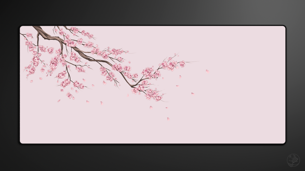 [GB] Cherry Blossomx Deskmats