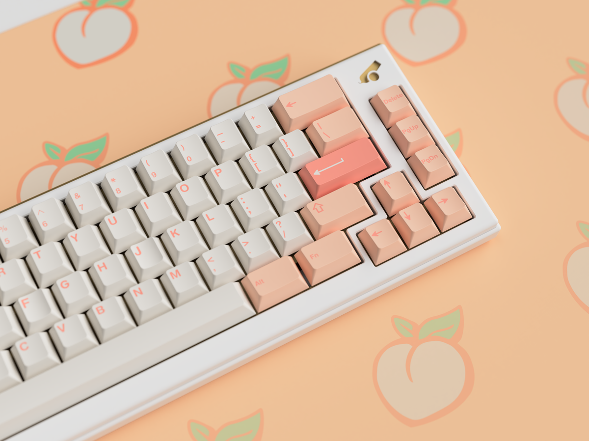 GMK Peaches N Cream Lite