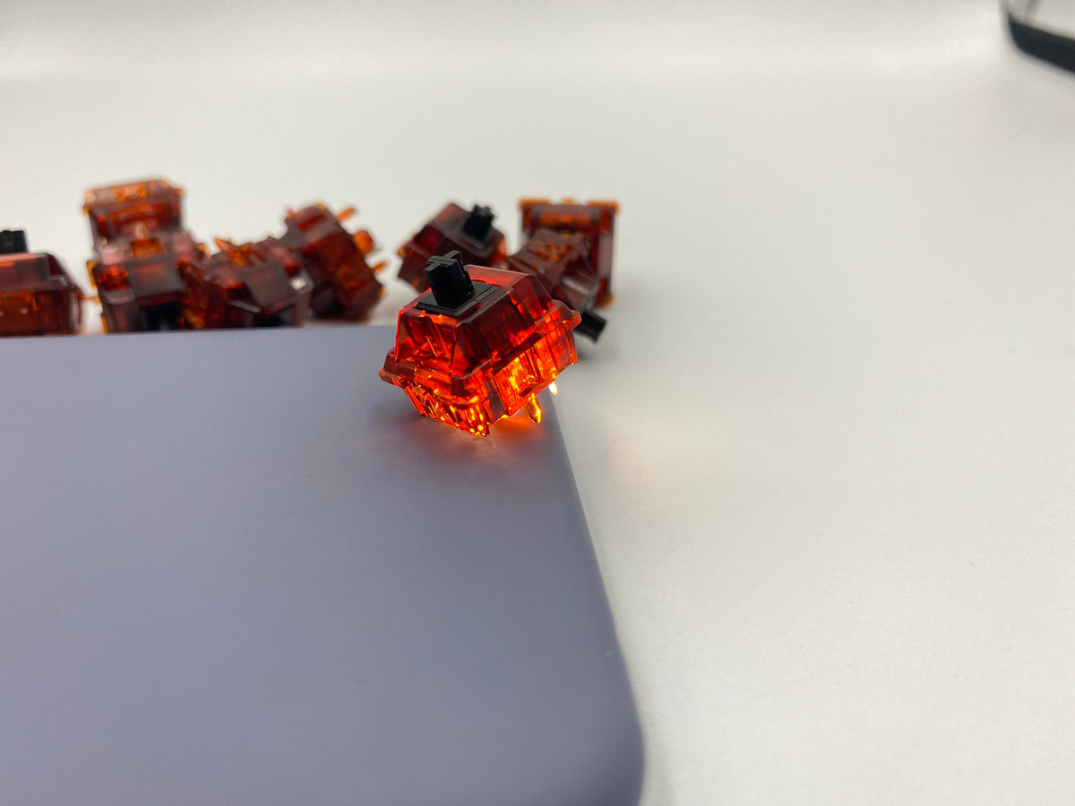 Dark Amber T1 Tactile Switches