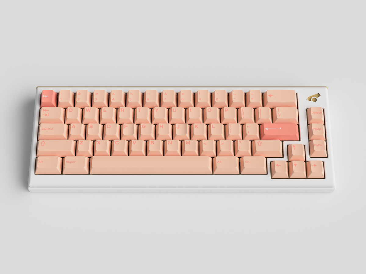 GMK Peaches N Cream Lite