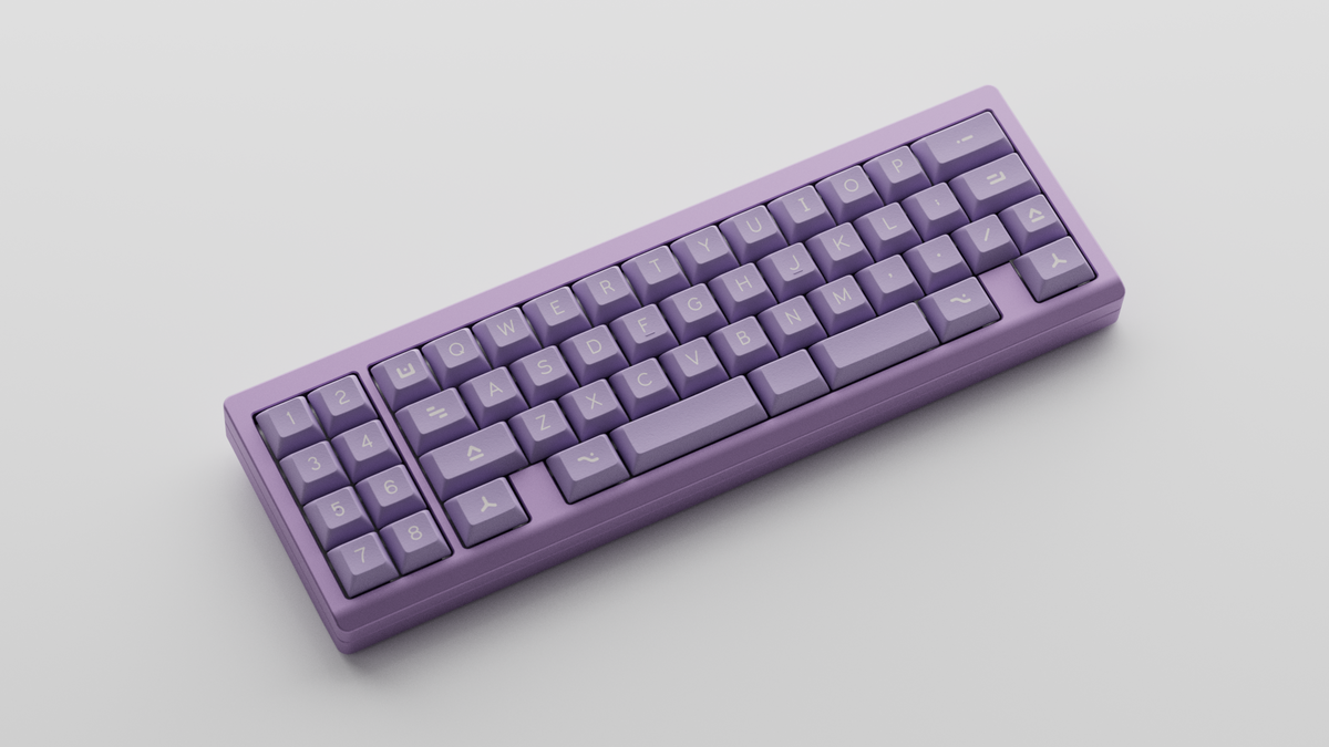 DSA White on Lilac