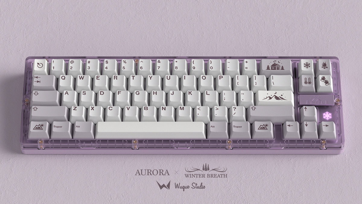 Aurora R2 x Winter Breath Keyboard Kit